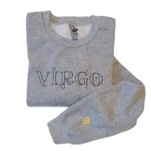 Zodiac Sweatshirt Aries Taurus Gemini Cancer Leo Virgo Libra Scorpio Sagittarius Capricorn Aquarius Pisces