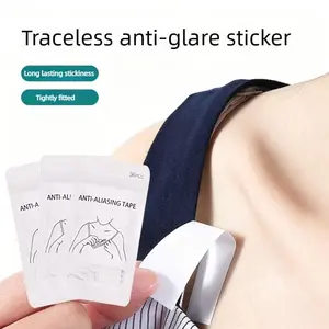 72 pcs Double-Sided Invisible Anti-Exposure Patches for Off-Shoulder Outfits Non-Slip Leak-Proof Adhesive for Chest and Neckline Areas