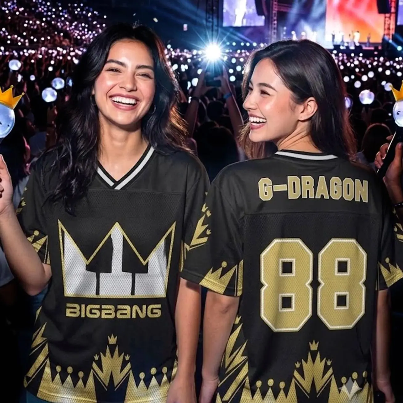 2026 Men Women's Bigbang G-Dragon Taeyang the Throne Returned Jersey Gift For Fans D7K