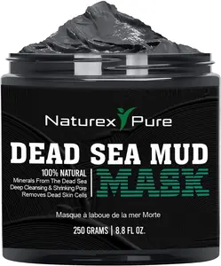 Facial Mud Mask-All-Natural for Blackheads, Whiteheads, Hyperpigmentation, Acne, Hydrating Dry Skin, Nourishing Sensitive Skin & Skincare