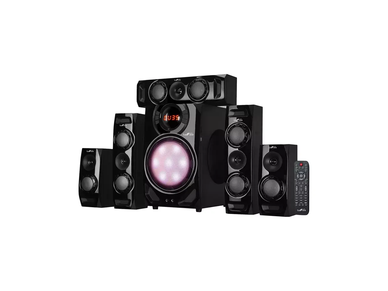 BeFree Sound BFS-510C 5.1 CH Surround Sound Bluetooth Speaker System BeFree Sound BFS-510C 5.1 CH Surround Sound Bluetooth Speaker System