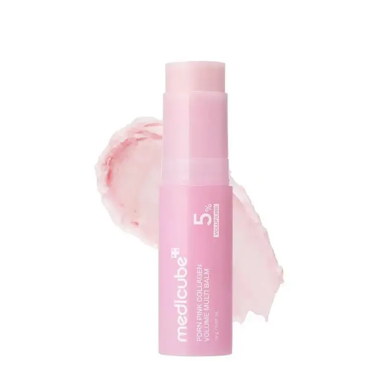 PDRN Pink Collagen Volume Multi Balm  All‑In‑One Volufiline PDRN NAD Anti‑Aging Stick, Firming & Smoothing Fine Lines, Youthful Glow Care for Under‑Eyes, Forehead, Smile Lines, Neck & Lips  Korean Skincare