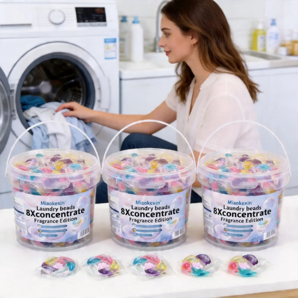 60pcs/30pcs/20pcs 6-in-1 10g Concentrated Laundry Gel Beads, Laundry Pods for Efficient Cleaning & Decontamination, Fragrant Home Care Detergent Balls