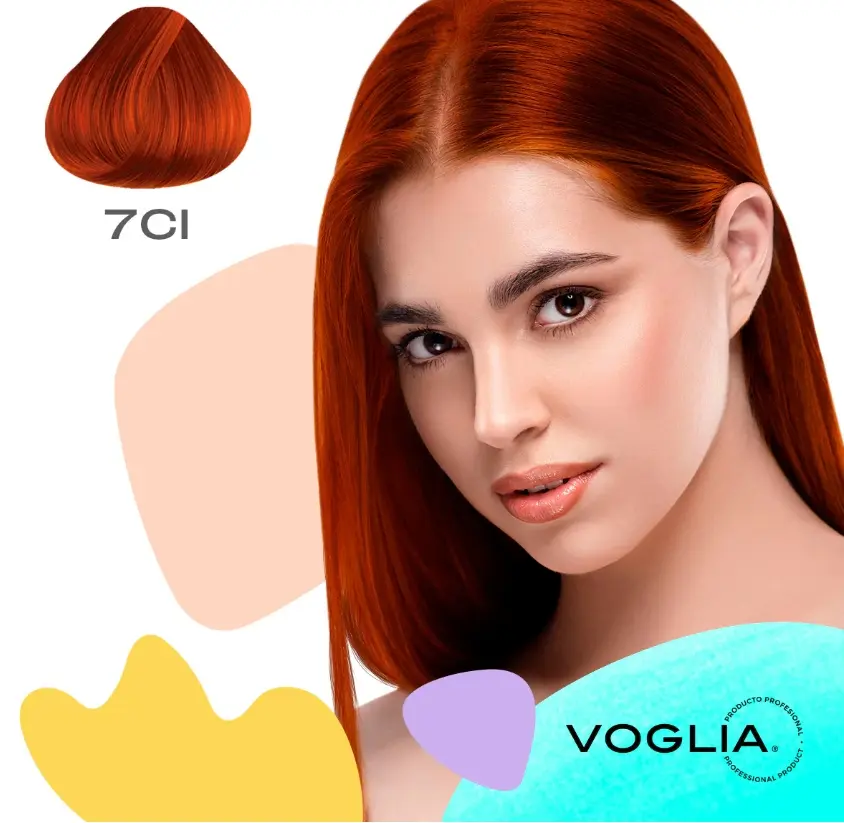 Voglia Hair Color 7CI Intense Copper Hair Dye