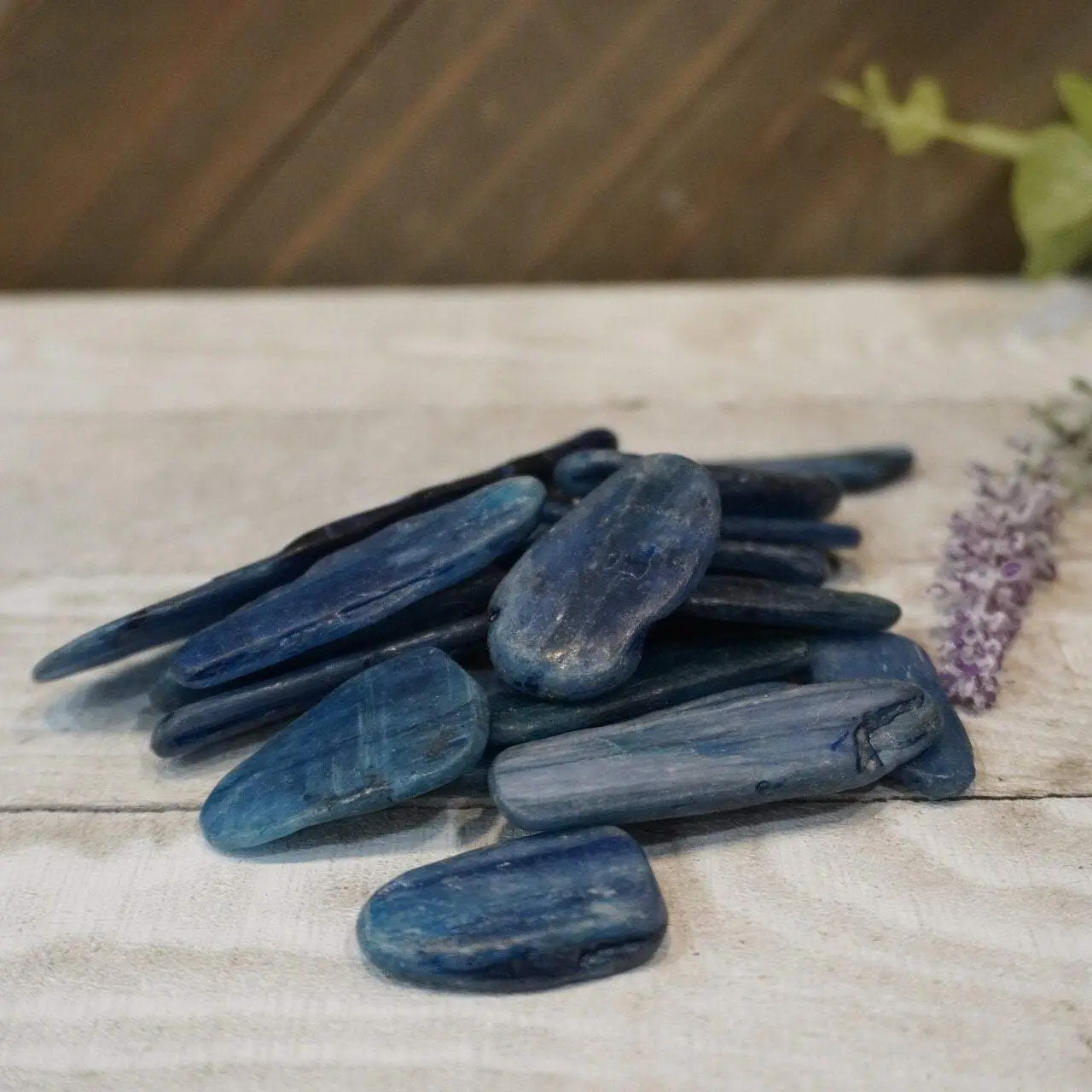 Blue Kyanite Tumbles