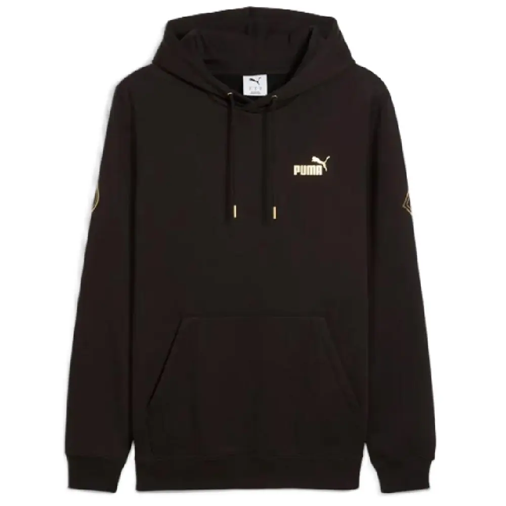 Men's Puma Maximal Metallic Black Fleece Hoodie