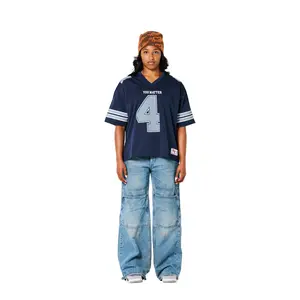 Men's Navy "You Matter" Professional Football Top, Performance Sports Jersey