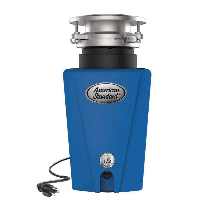American Standard Elite ASE50 1/2 HP Continuous Feed Kitchen Garbage Disposal with Power Cord