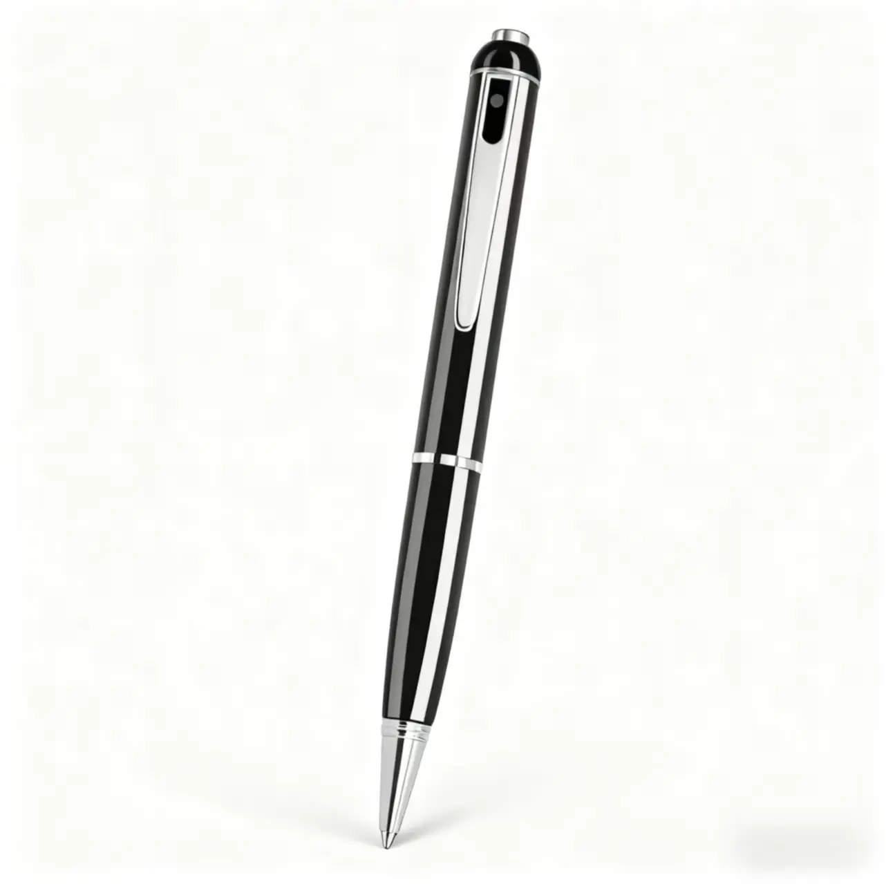 1080P HD Portable Body Camera Pen,  Mini Nanny Cam with Video Recording, Built-in 200mAh Rechargeable Battery, One-Click Operation, Ideal for Office Meetings, Indoor/Outdoor Use, Pocket Clip Included, Indoor Camera voice  rec  pen