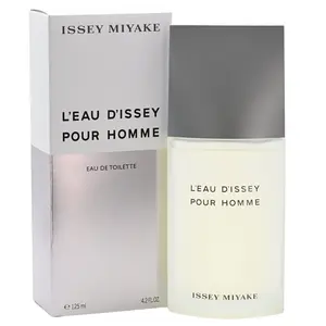 Issey Miyake L'EAU D'ISSEY Men's EDT Fragrance, 4.2 fl oz, Men's Fragrance with Fresh Warmth, Herbaceous-Spicy-Woody Scent and Sandalwood, New in Box