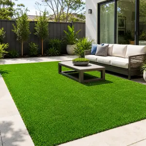 6*30FT Artificial Grass Turf, No Mowing Pet Friendly Fake Grass, 0.78in Thick Synthetic Lawn for Backyards, Waterproof UV Resistant Realistic Outdoor Mat for Dogs