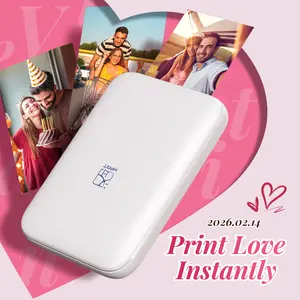 Hanin Mini Bluetooth Photo Printer MT53, portable, wireless, 2x3 inches, instant color photos, compatible with iPhone and Android, GiftedInLove