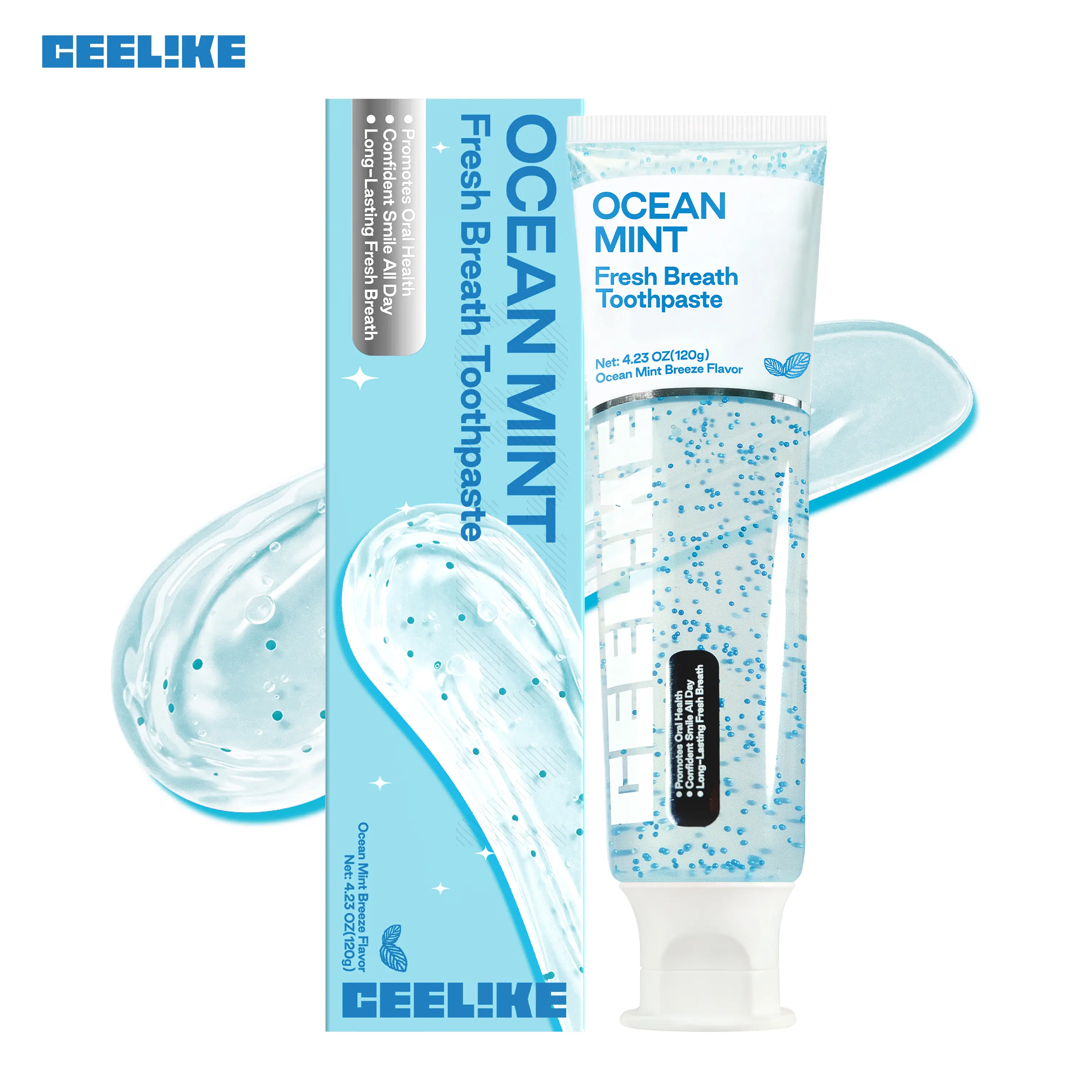 CEELIKE OCEAN MINT Fresh Breath Toothpaste | Deeply Cleans Teeth ...