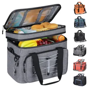 Maelstrom Soft Cooler Bag,Collapsible Soft Sided Cooler,30/60/75 Cans Beach Cooler,Ice Chest,Large Leakproof Camping Cooler,Portable Travel Cooler for Grocery Shopping,Camping,Kayaking,Road Trips