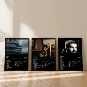 Drake Album Cover Posters Set Of 3, Vintage Drake Print