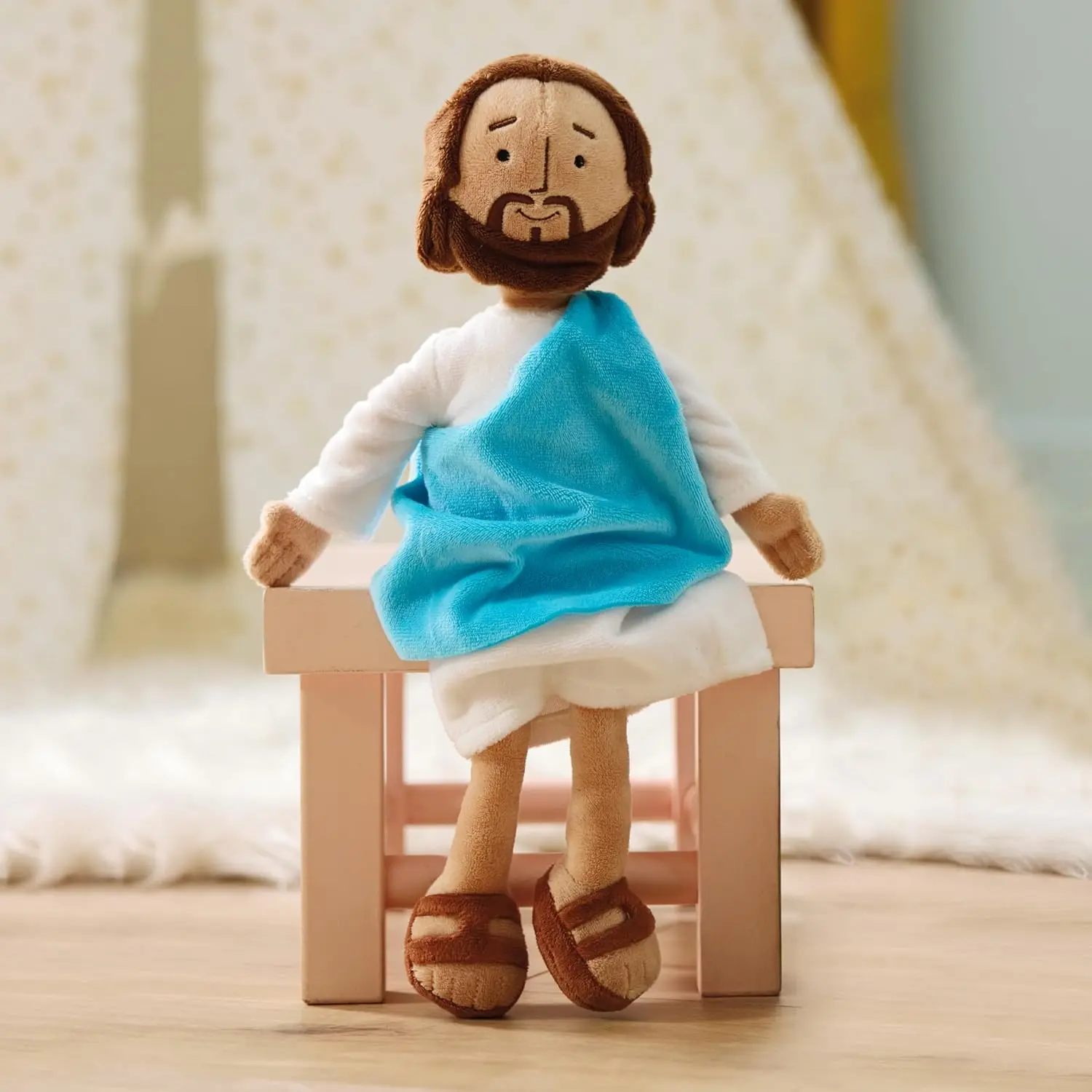 My Friend Jesus Plush Doll, 13" Small Stuffed Jesus, Religious Gift for Kids, Baptism, Easter Basket Stuffers summerwins