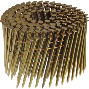 16 d. Coated Framing Nails - 3.25 in., 2.25 in., 11 Ga., 15 deg, Diamond Point, Better Holding Power for Carpentry, Pack of 2500