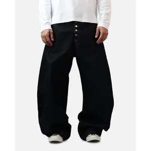 MNML Exposed Shank Barrel Denim Pants Rinse Indigo