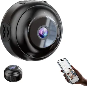 Hidden Camera HD Night Vision No Wifi or Electricity Required, Security Mini Camera Wifi Camera, Tiny and Installs in 1 Second, Remote Real-Time Viewing, HD 1080p Indoor/Outdoor Night Vision Cam (1pc)
