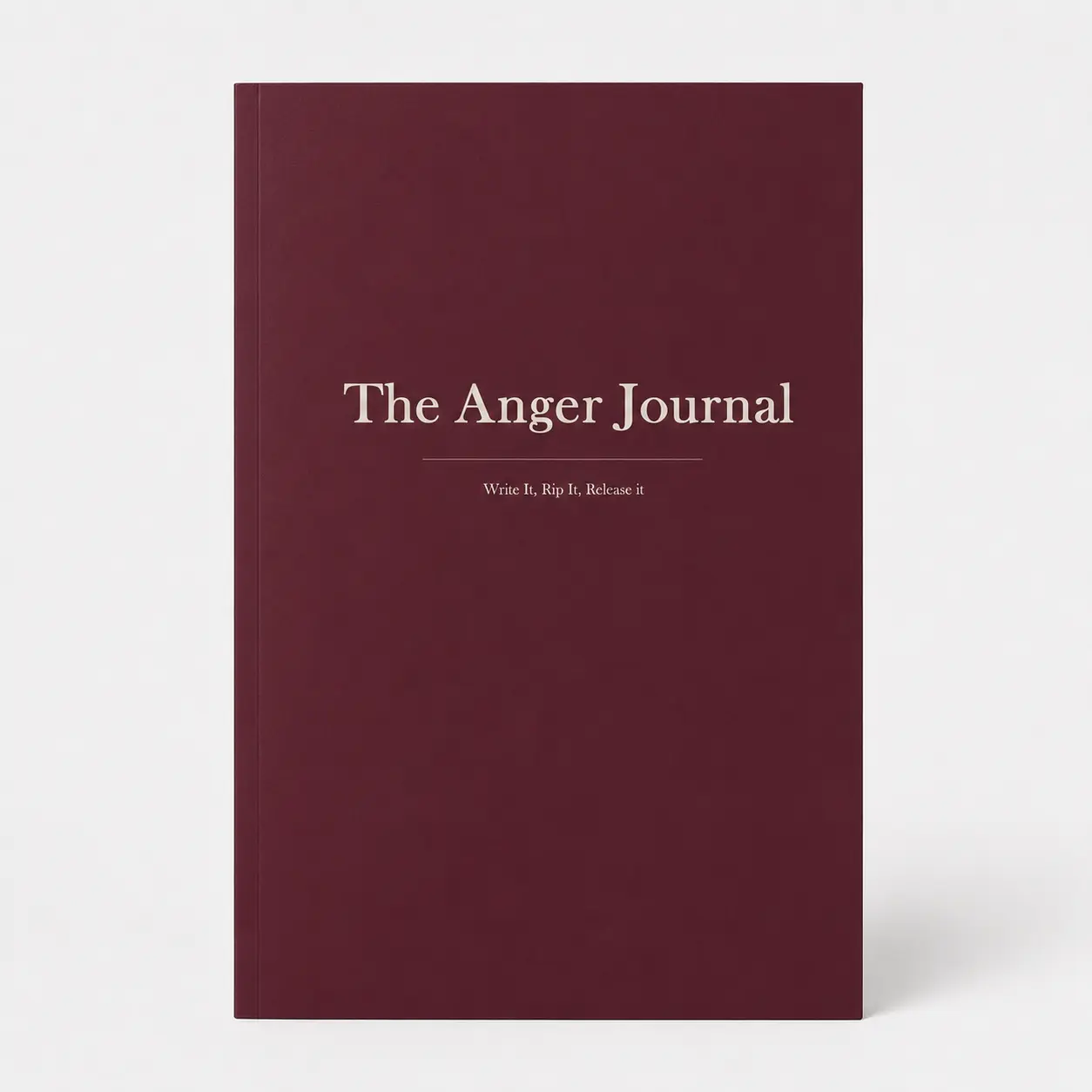 The Anger Journal: Write It. Rip It. Release It. | Guided Anger Release Journal for Emotional Healing, Letting Go & Inner Peace | Thoughtful Self-Care Gift for Women, Men, Friends & Loved Ones