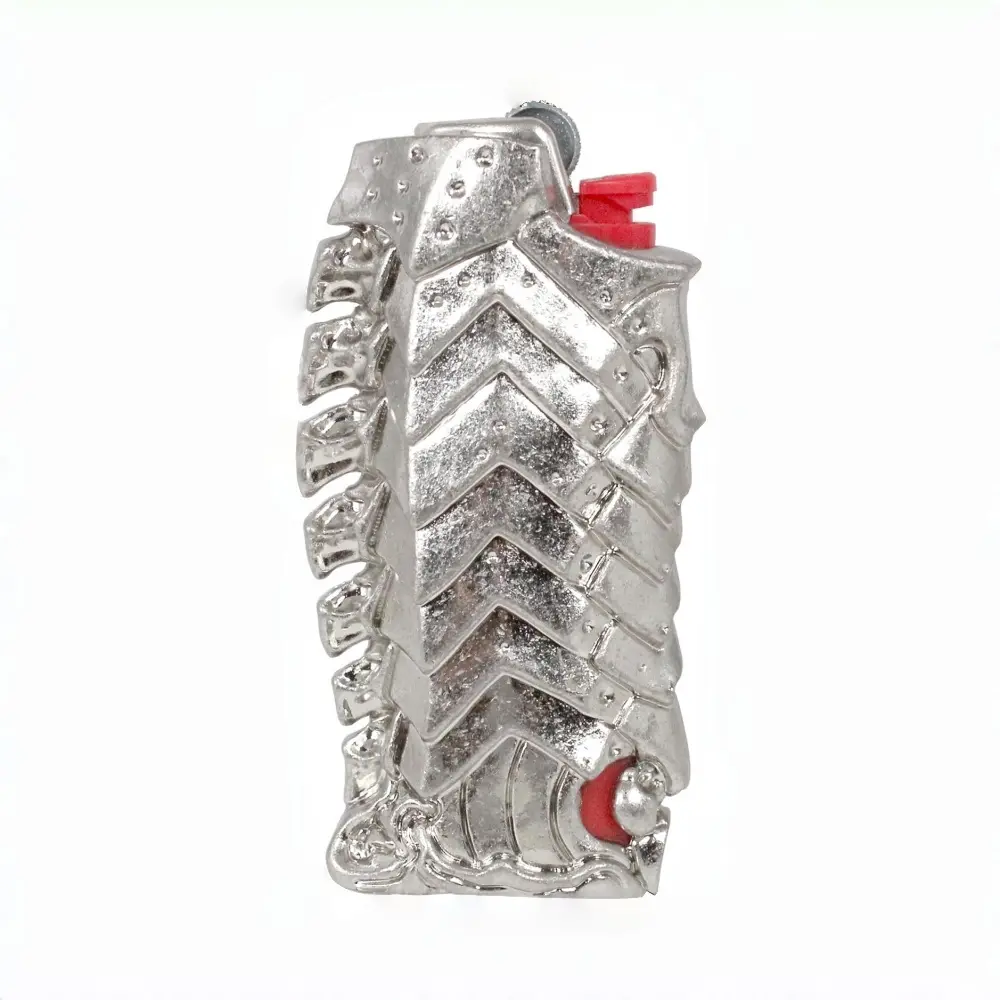 Vintage Silver Lighter Cover - Ergonomic, Comfortable, Durable Metal Sleeve-Style Holder for BIC Full Size J6 Type Lighters, Secure Protection Lighter Accessory