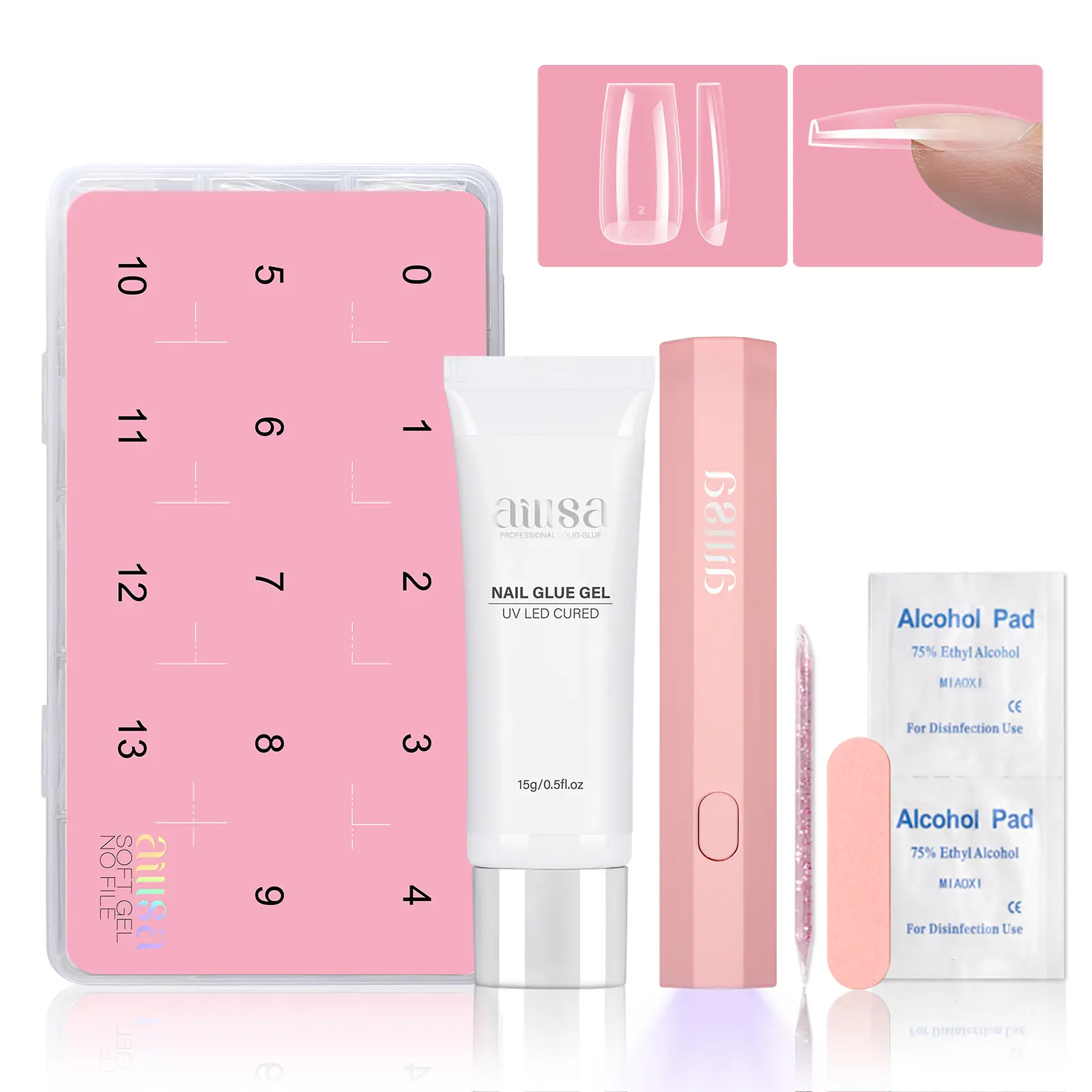 Sculpted Apex Fit-Sqaure 140 Tips Kit