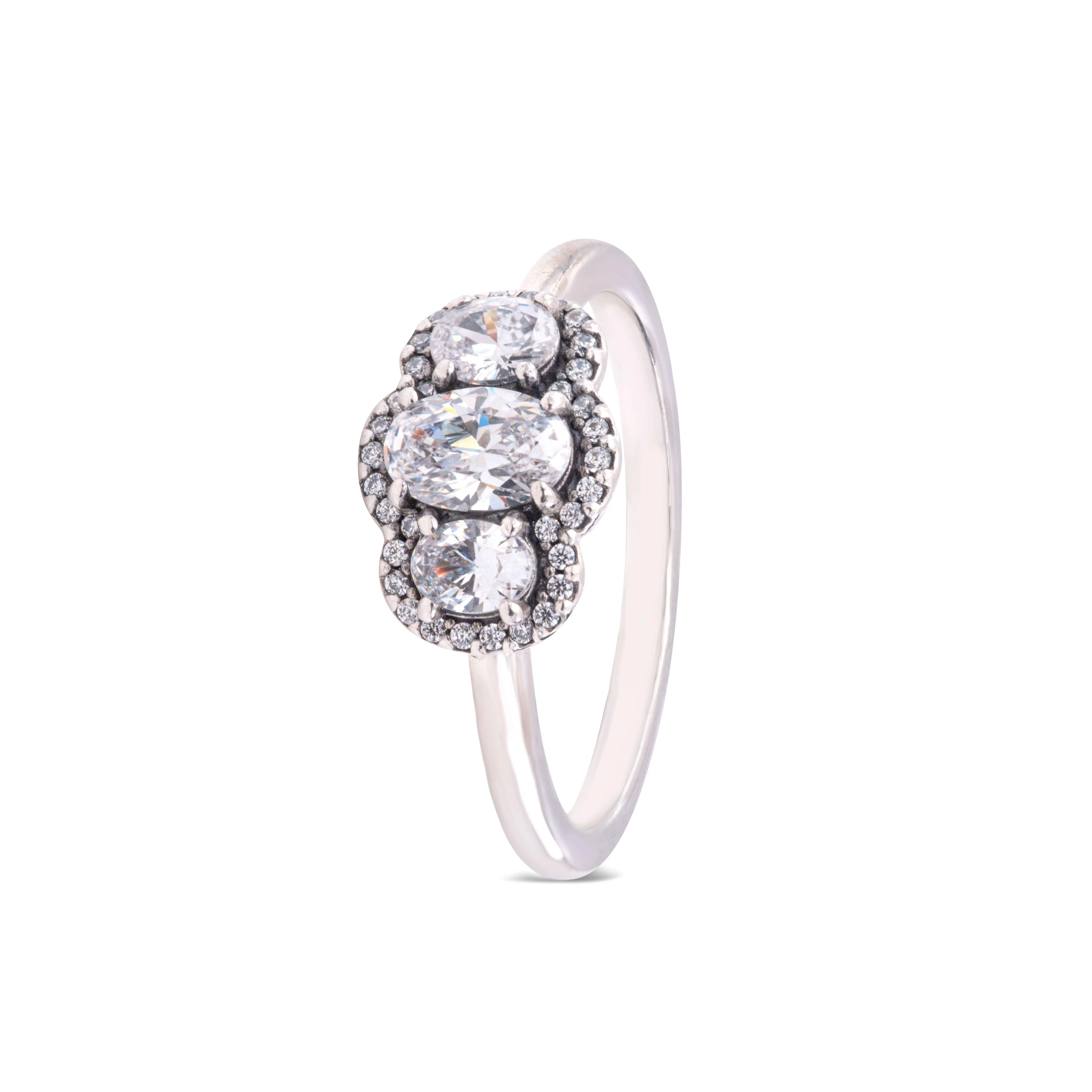 Pandora Three Stone Vintage Ring 190049C01-54
