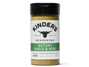 Kinder's Sauces & Seasonings - Buttery Garlic and Herb Seasoning 5oz