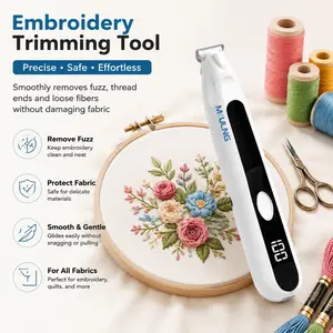 Electric Stitch Eraser for Embroidery, Rechargeable Stitch Remover Tool, Professional Seam Ripper for Embroidery Tools, Sewing Accessories