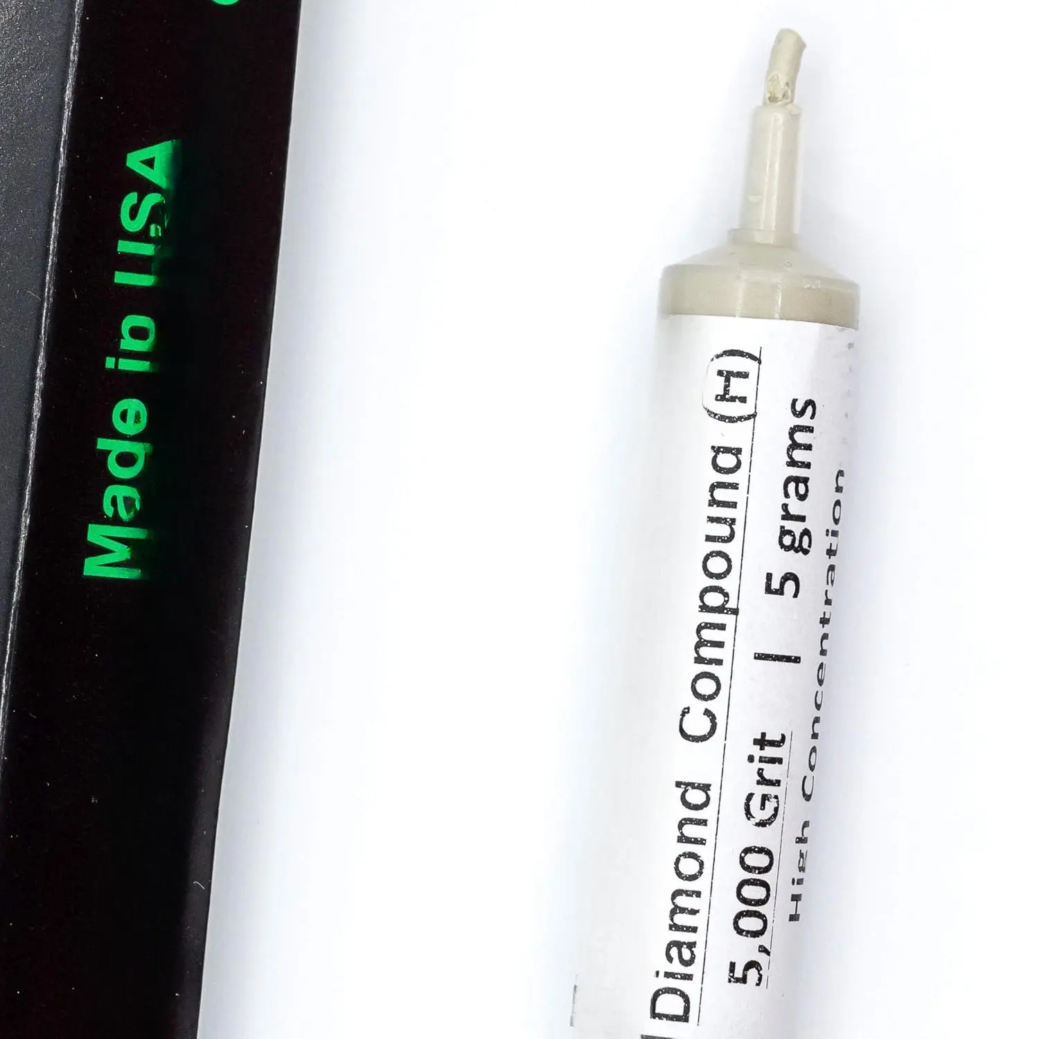 Diamond Polishing Compound Polishing Paste  Made 5,000 Grit 2-3 Microns for Marble Glass Metal Rock Jewelry  Silver Chrome  with High Concentration of Diamond Powder