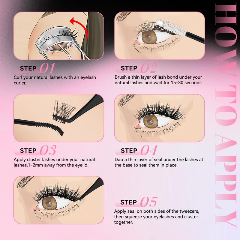 [Upgrade New] uCoolMe Lashes 2In1 Bond & Seal Waterproof Glue For Lashes Cluster Strong Hold For Beginner Friend Makeup Glue & Remover TikTokShopBlackFriday