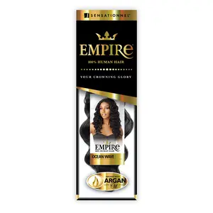 Sensationnel Virgin Human Hair Weave Empire Bundle Ocean Wave (10-18")