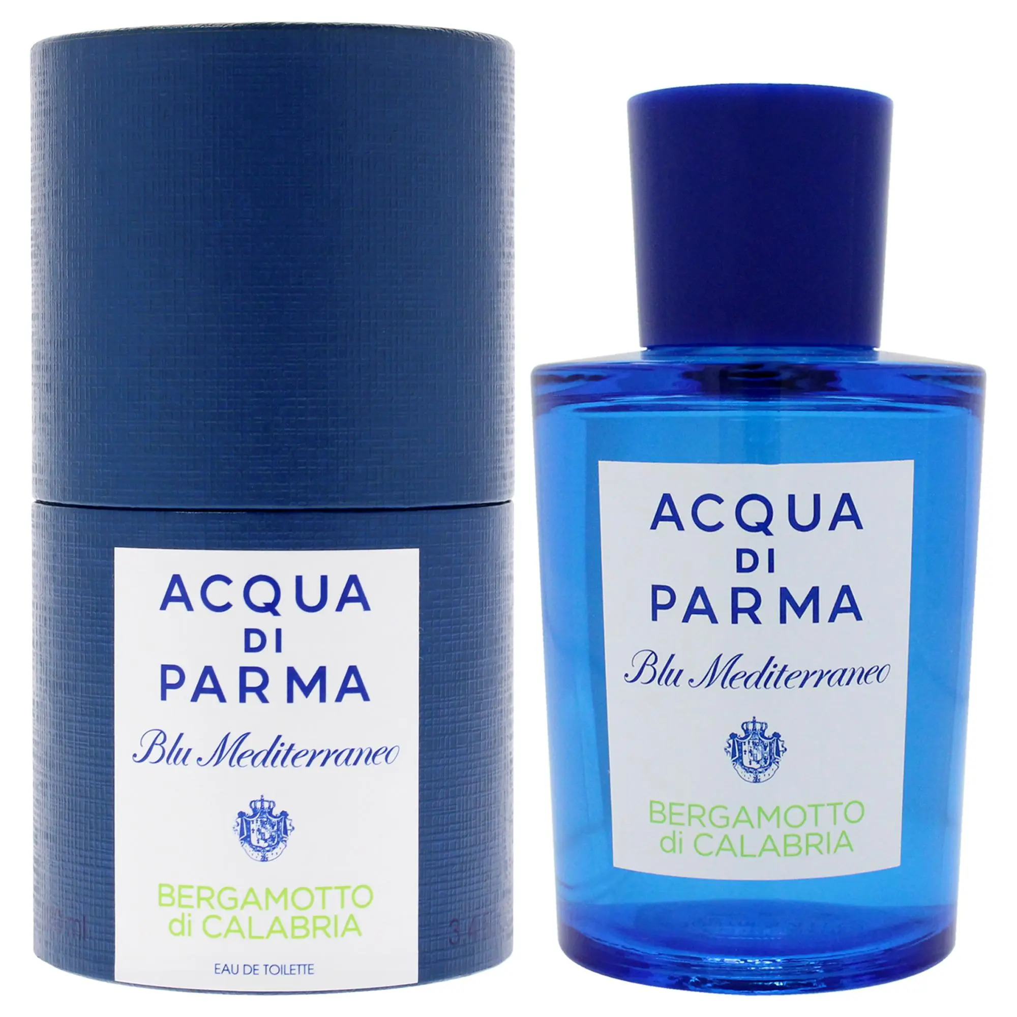 Acqua Di Parma Blu Mediterraneo Bergamotto Di Calabria Unisex EDT Spray - 3.4 fl oz Calabrian Bergamot, Classic Modern, Freshness Boost, Single Bottle