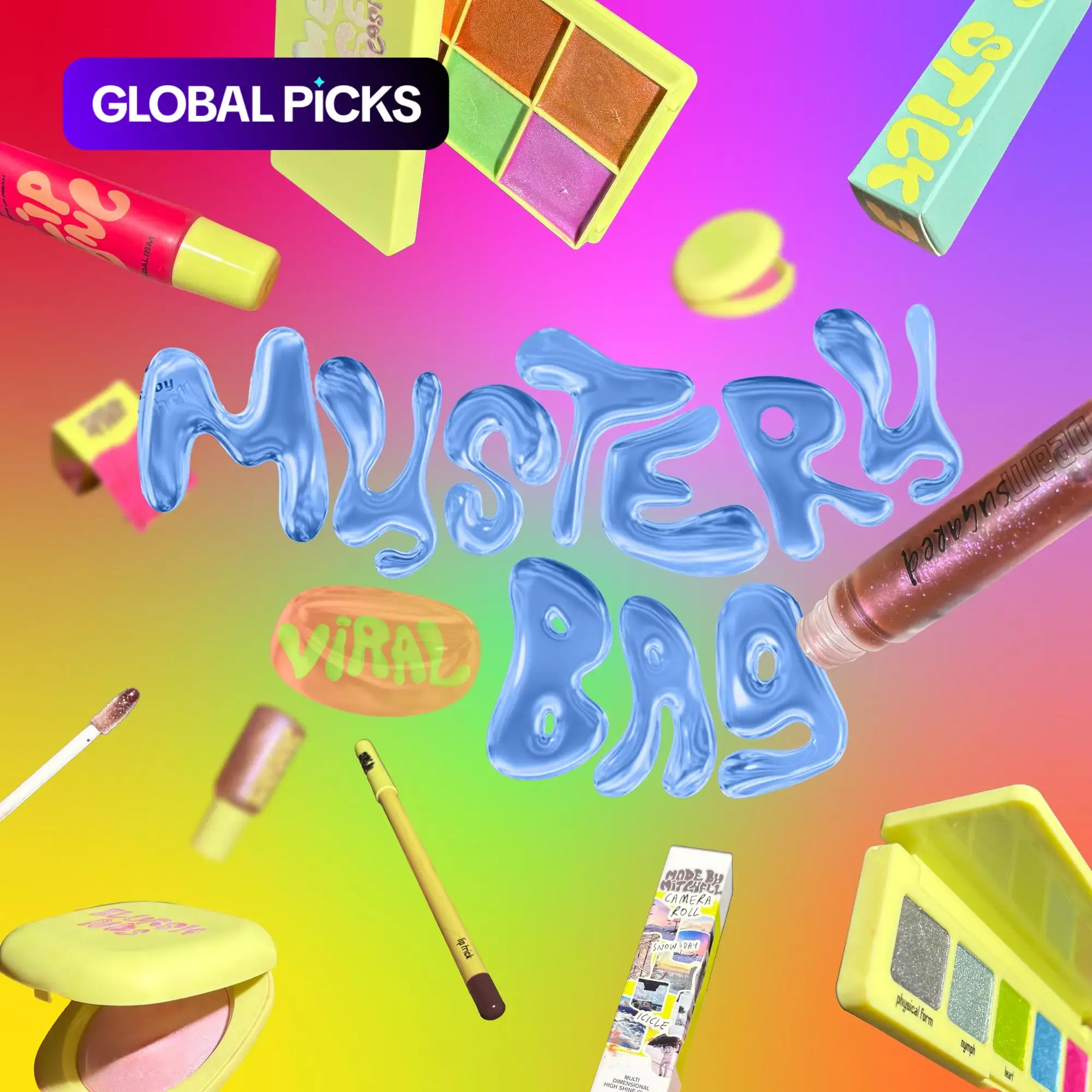 Mini Mystery Makeup Bundles, Assorted Bronzer Cosmetic Balm - Made By Mitchell #GLOBAL PICKS