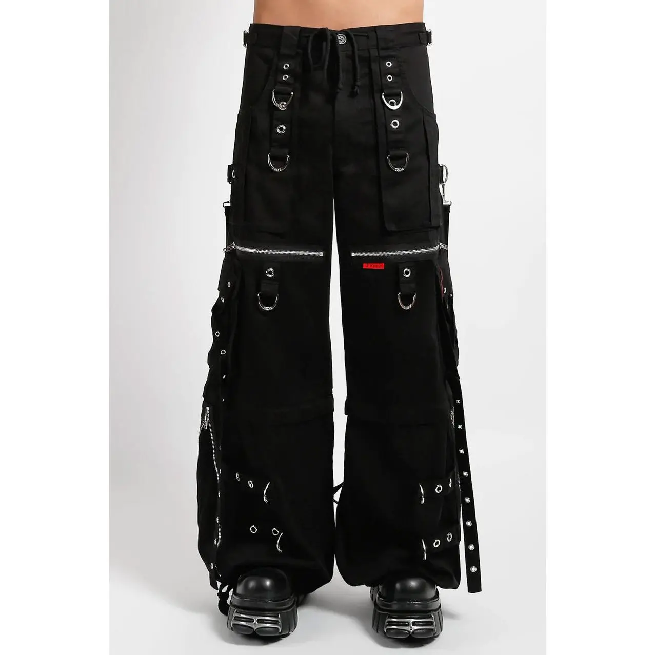 Tripp NYC X-Strap Zip Off Pants [BLACK/BLACK]