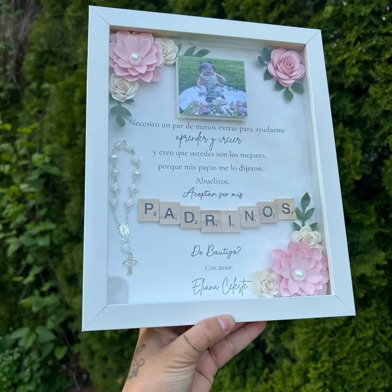 Padrinos Proposal Shadow Box