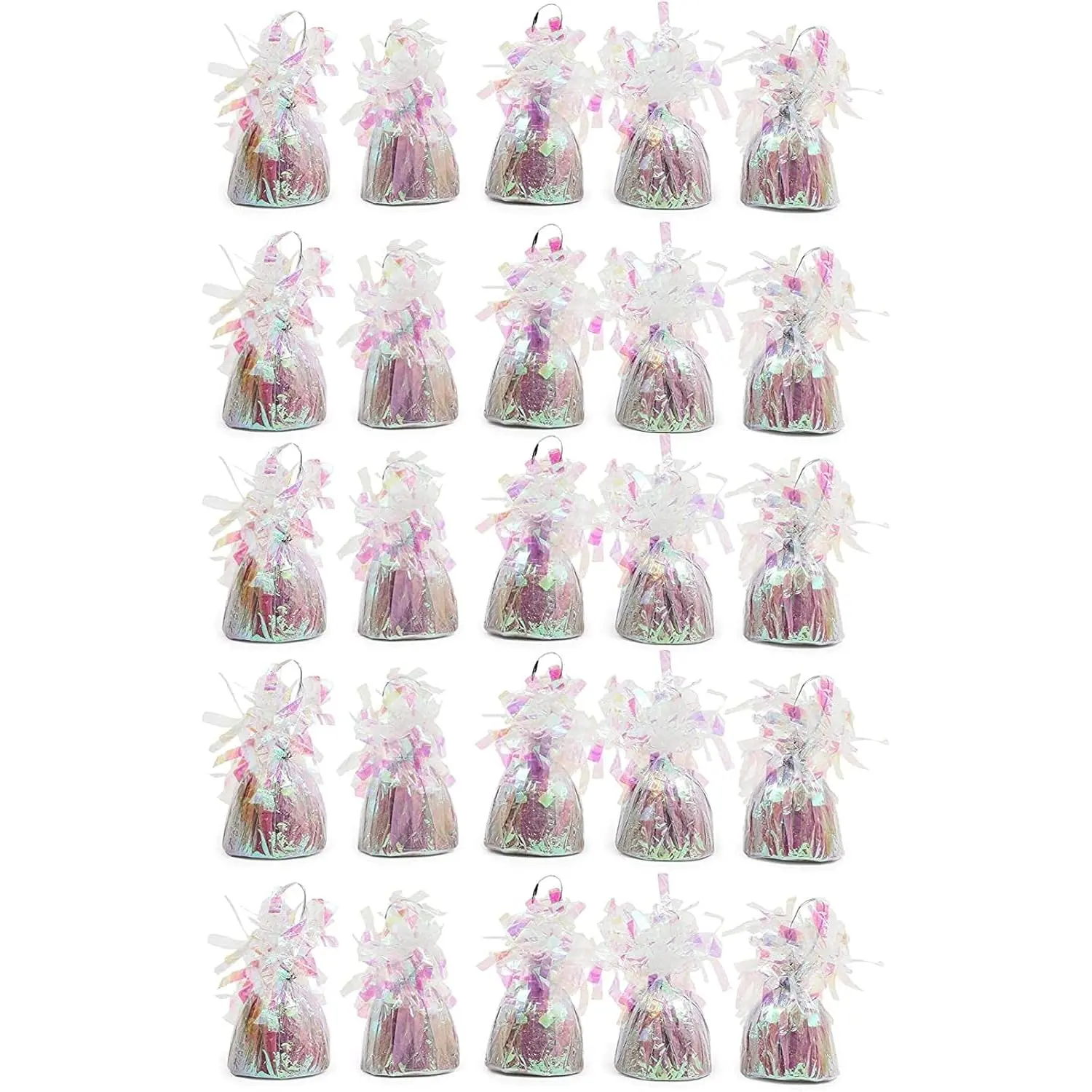 Holographic Balloon Weights For Birthday Party Decor (6 Oz4.5 In15 Pack)