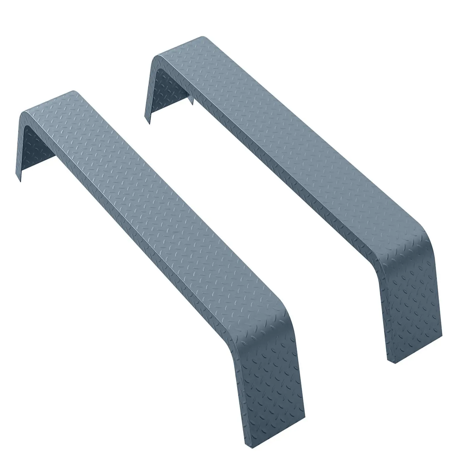 2-Pack Tandem Axle Trailer Fenders, Heavy-Duty Steel Double-Axle Fenders for 13-15in Wheels, 72-7/8 x 10-1/4 x 13in