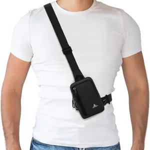 Small Crossbody Bag for Men Women Mini Sling Bag Travel Running Phone Daypack Cross   Bags with Keyholder