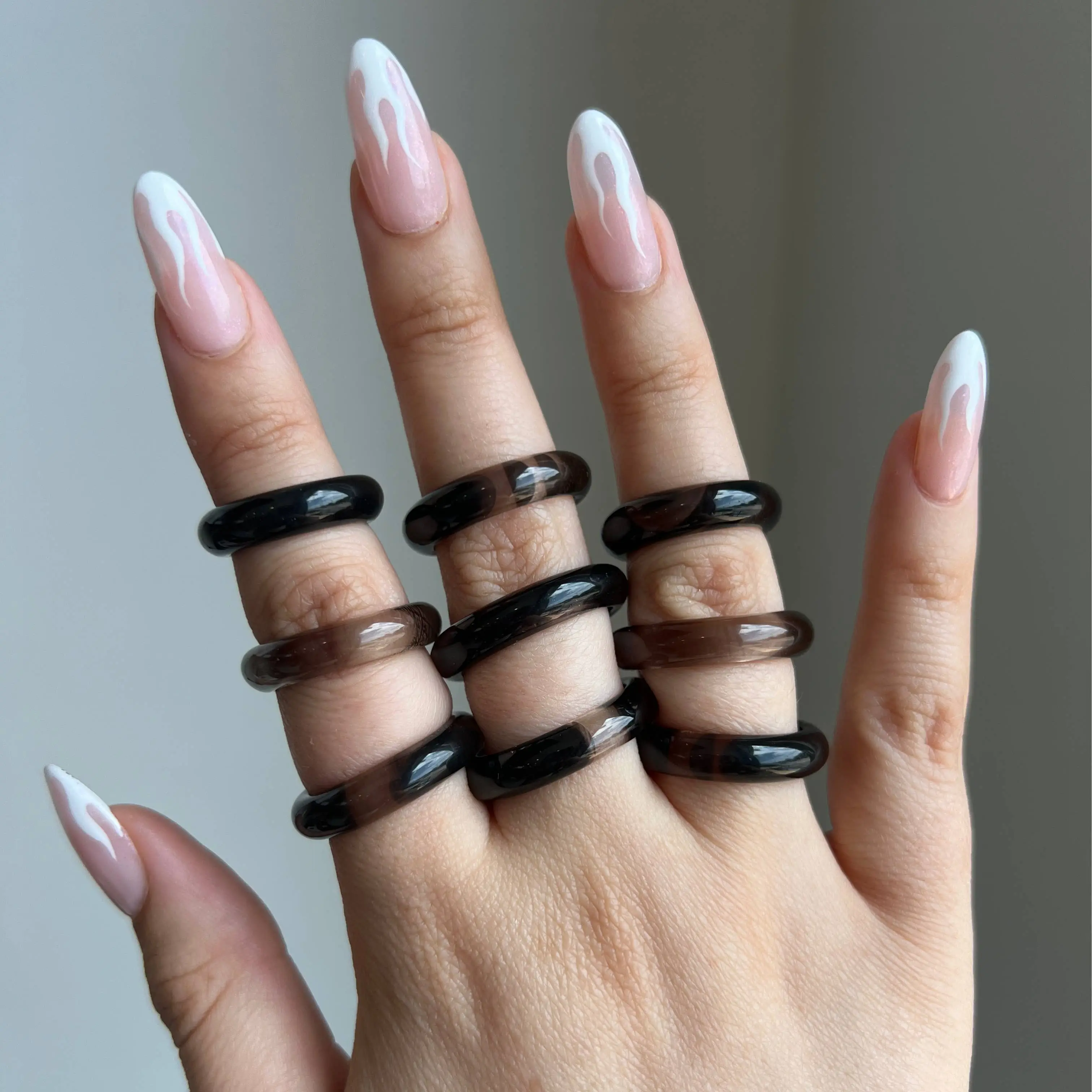 Sterling Sliver - Midnight Lace Obsidian