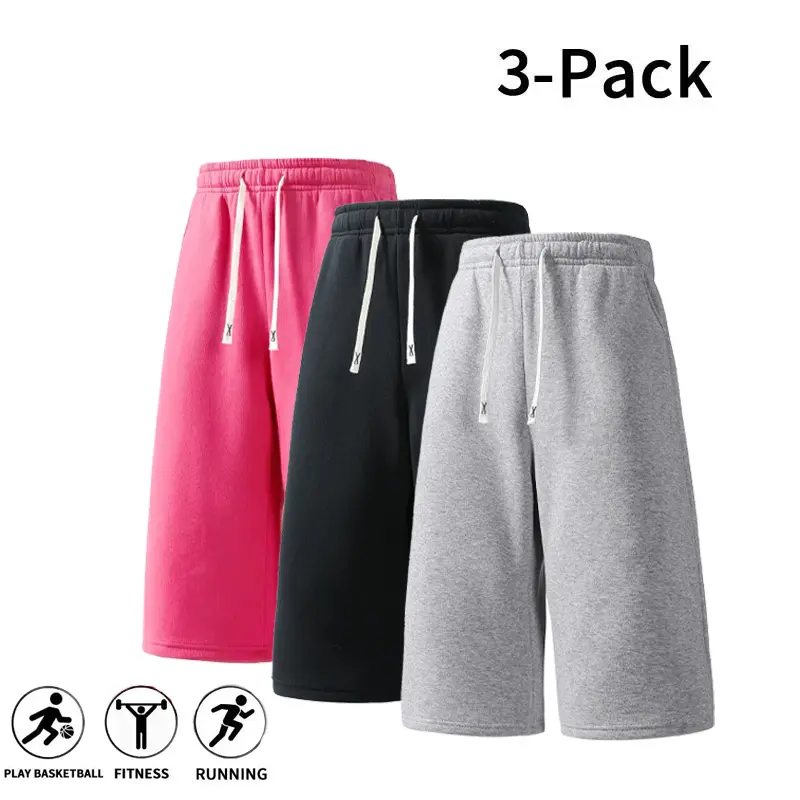 Men's Athletic Sweat Shorts - Elastic Drawstring Sports Shorts for Basketball, Fitness Summer vibe TikTokShopBackToSchool,back to school,back to school haul tiktokshopbacktoschool