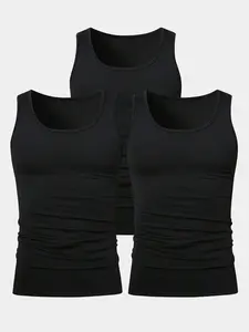 Unisex Summer Breathable Vest 3 Pack, Comfortable Casual Fit, Multiple Colors and Sizes, Ideal for Fitness, Home Use, Daily Wear