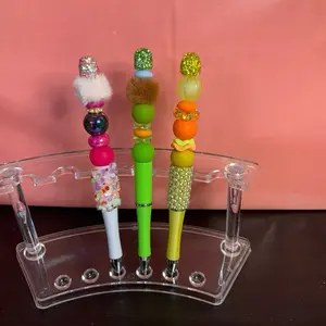 *****LIVE CLAIM**** Semi-Fancy beaded, refillable pen