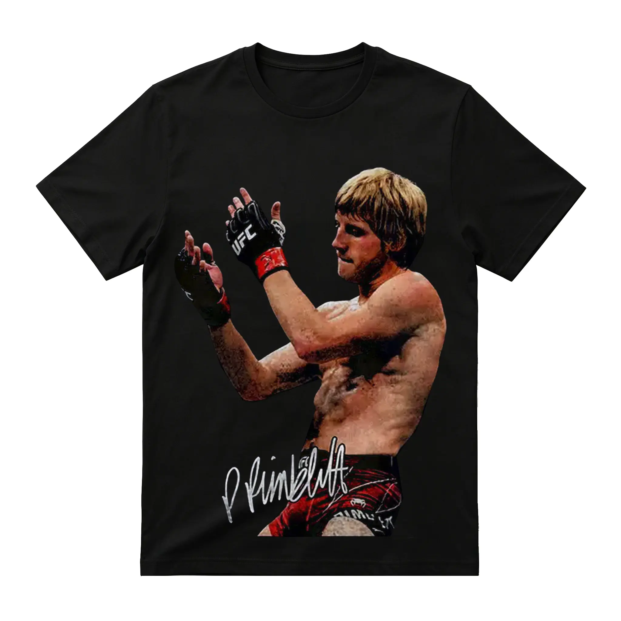 MMA Fan Highlight Tee, Paddy "The Baddy" Pimblett UFC Collection Menswear T-Shirt, Mens Unisex Cotton Short-Sleeve Round Neck T-Shirt, Sports Apparel