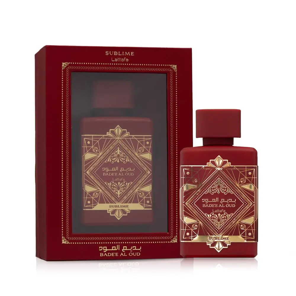 Lattafa Bade’e Al Oud Sublime Unisex Eau de Parfum (EDP) Spray, 3.4 oz Fruity-Floral-Woody-Aromatic Fragrance