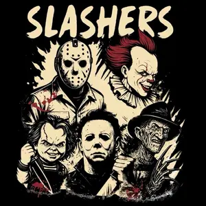 Halloween Scary Graphic | Trendy Dark Style DTF Transfer for Custom Shirts