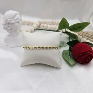 valdiviajewery #2115 high quality 14k gold plated bead bracelet