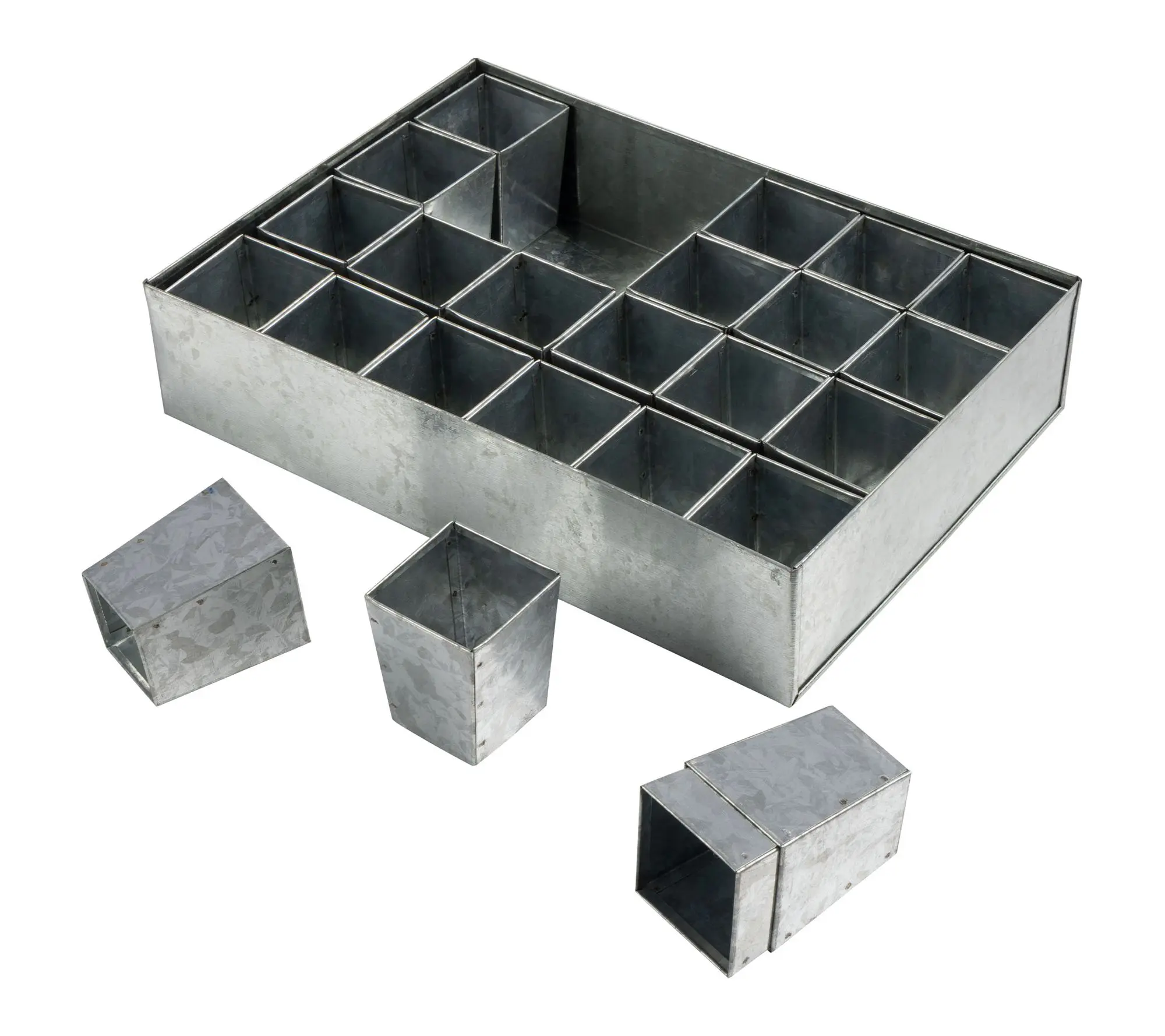 Kings County Steel Seed Starter Tray with 24 Plant Starter Pot Kings County Steel Seed Starter Tray with 24 Plant Starter Pot