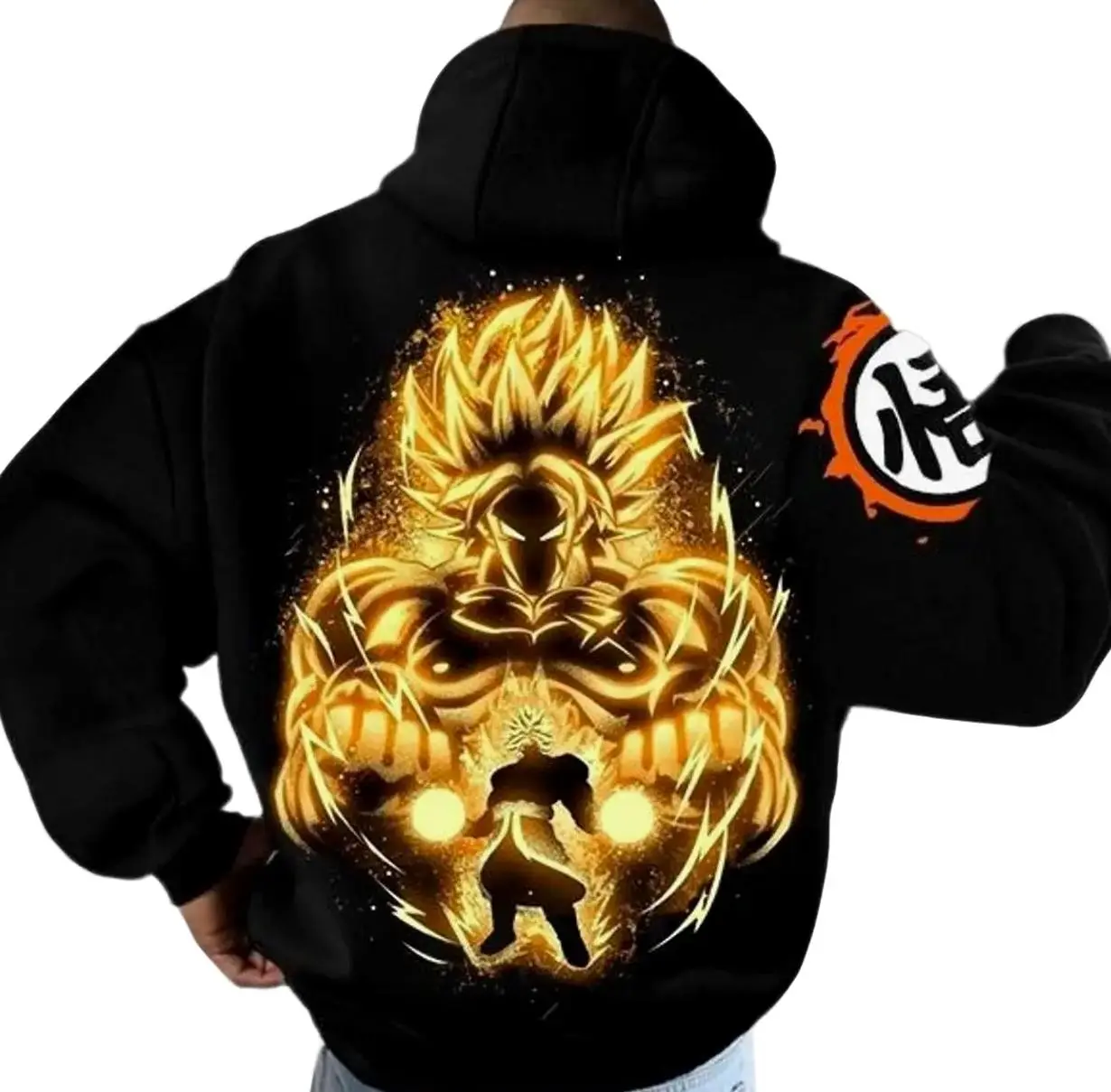 Dragon Ball Brolyy Unisex Anime Back Print Hoodie, Anime Color Shirt, 2026 Sweatshirt Menswear Top, Anime Lover Gift, Trendy Best Gift