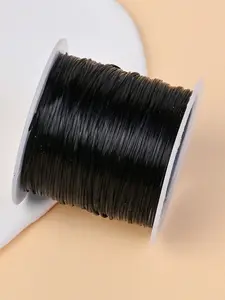 1968in/50m Strong Stretch Elastic Cord, 0.8mm - Ideal for DIY Jewelry, Bracelets, Necklaces & Beading Crafts, with Knot-Hiding Durability - Perfect for Party Balloon Decorations, Connectors for Jewelry Making